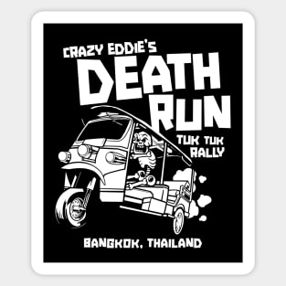 Crazy Eddie's Death Run Tuk Tuk Rally Sticker